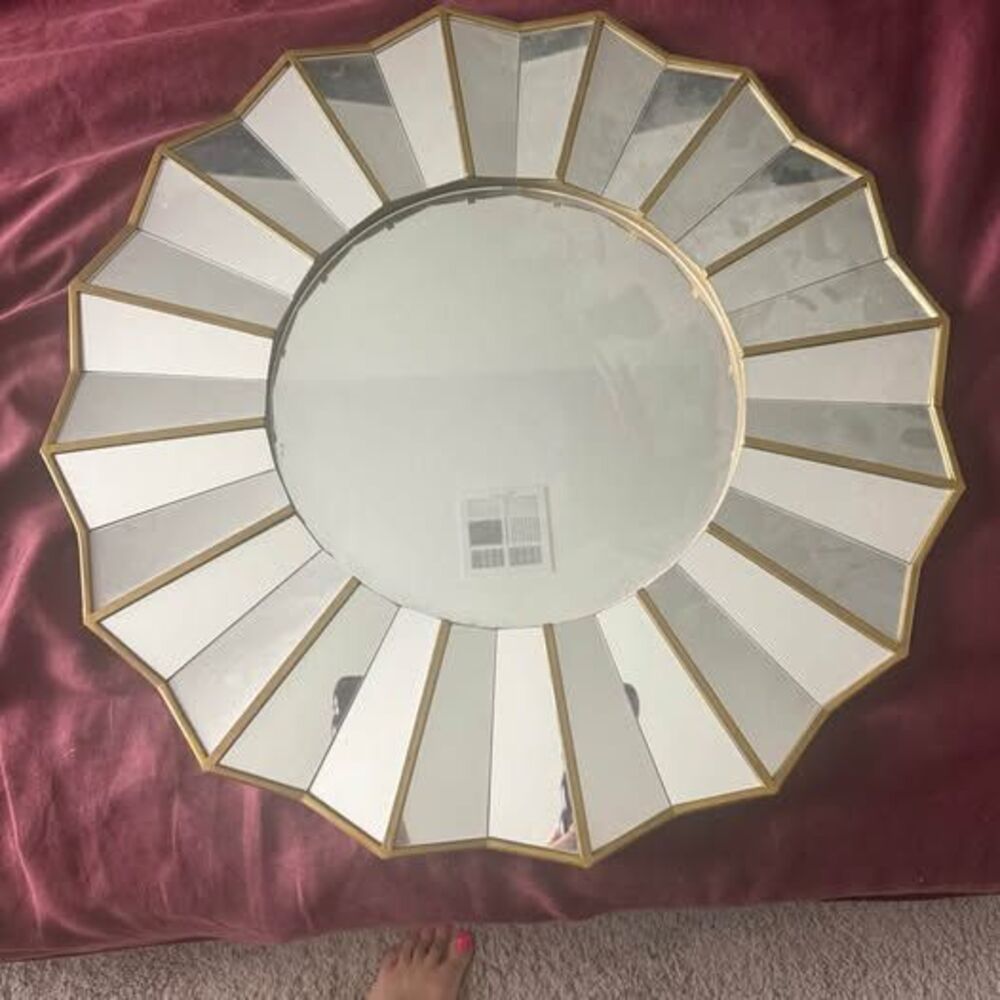 Gold mirror circle